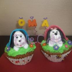 Cupcakes petits chiots