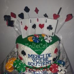 poker cake