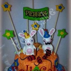 Raving Rabbids cake