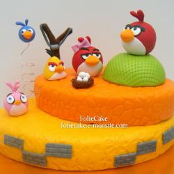 angry birds cake